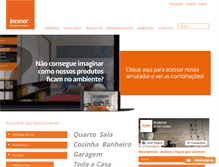 Tablet Screenshot of incenor.com.br